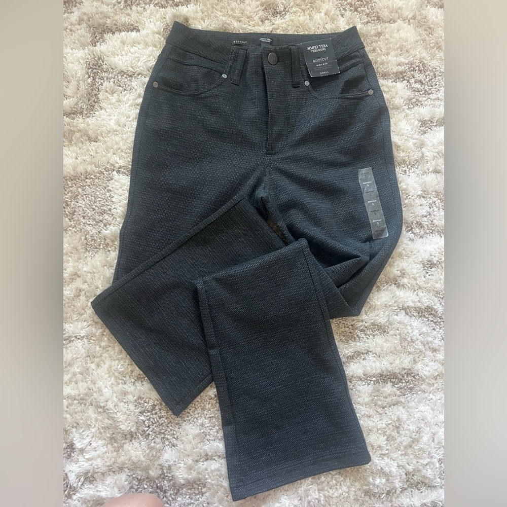 Simply Vera Wang boot cut high-rise legging/pants